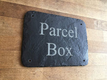 Parcel box signs
