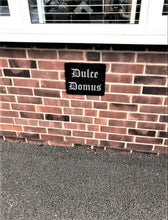 Sign for house wall