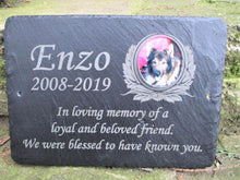 Remembrance plaque for dogs