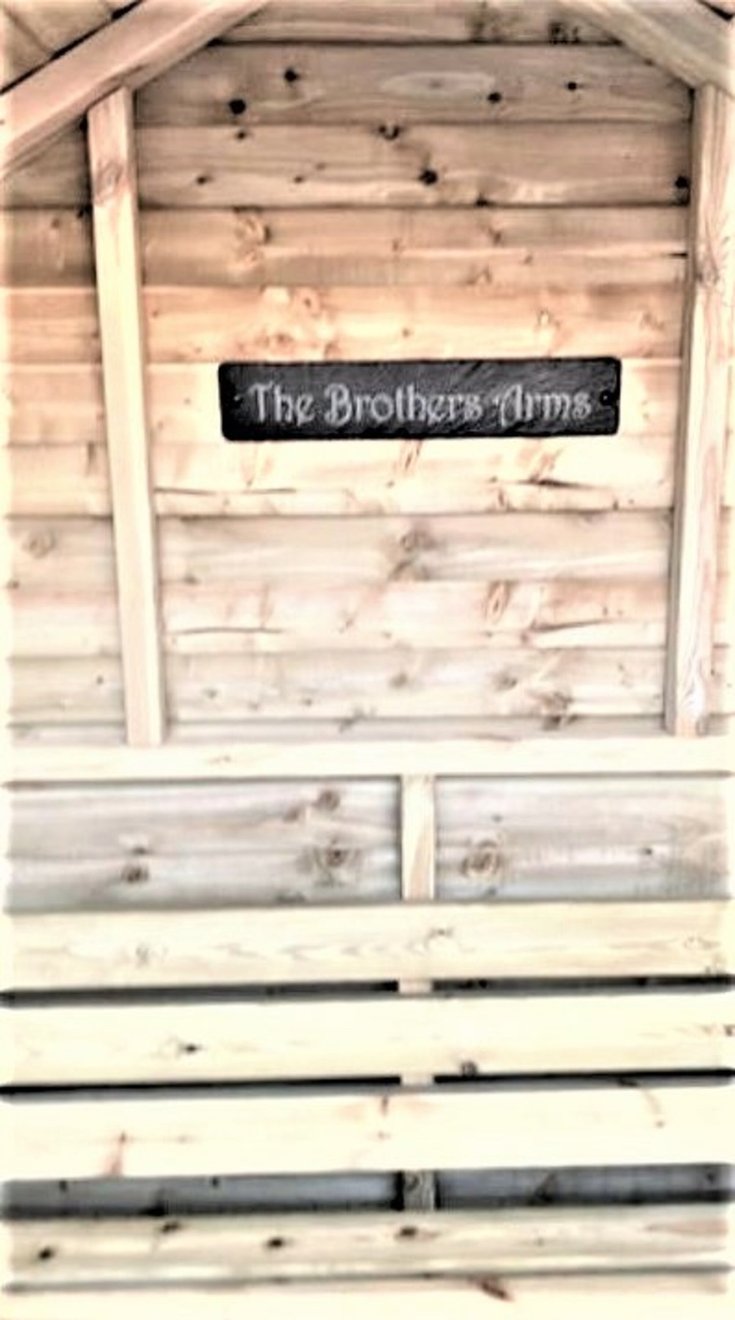 Garden sign, photo supplied by a 1st 4 Signs customer.