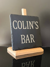 20cm x 20cm Natural Slate House Door Sign Any Name Any Number Any Message (Approx inches 10" x 8")