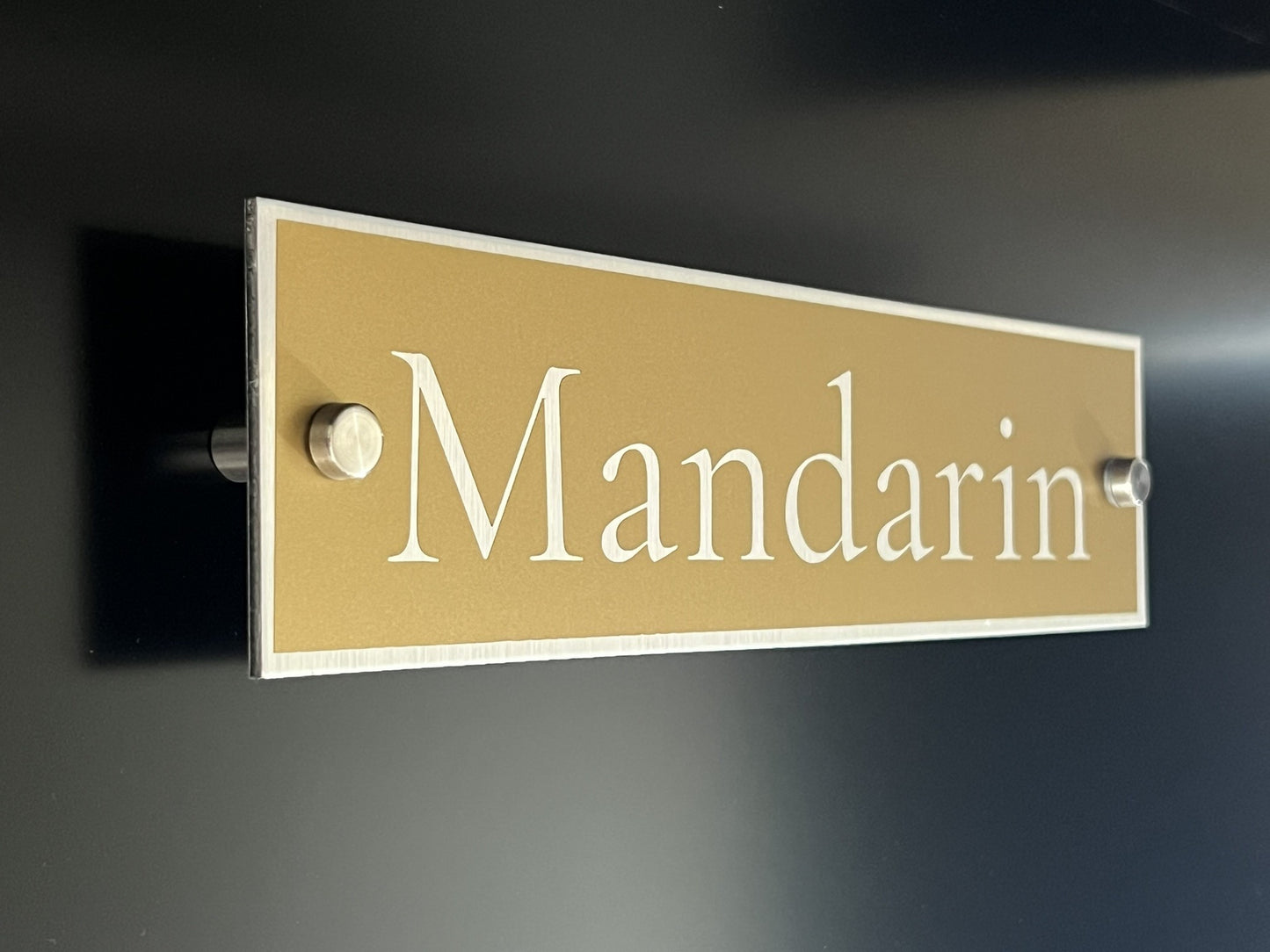 Aluminium House Signs in Various Sizes & Colours.
