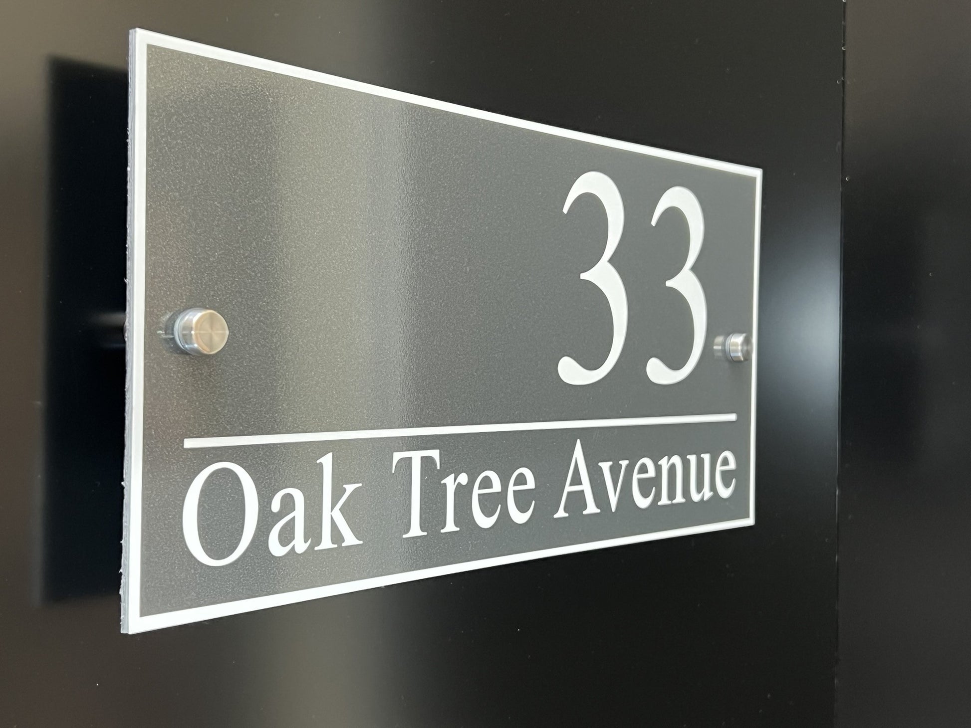 Aluminium House Signs in Various Sizes & Colours.
