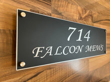 Aluminium House Signs in Various Sizes & Colours.