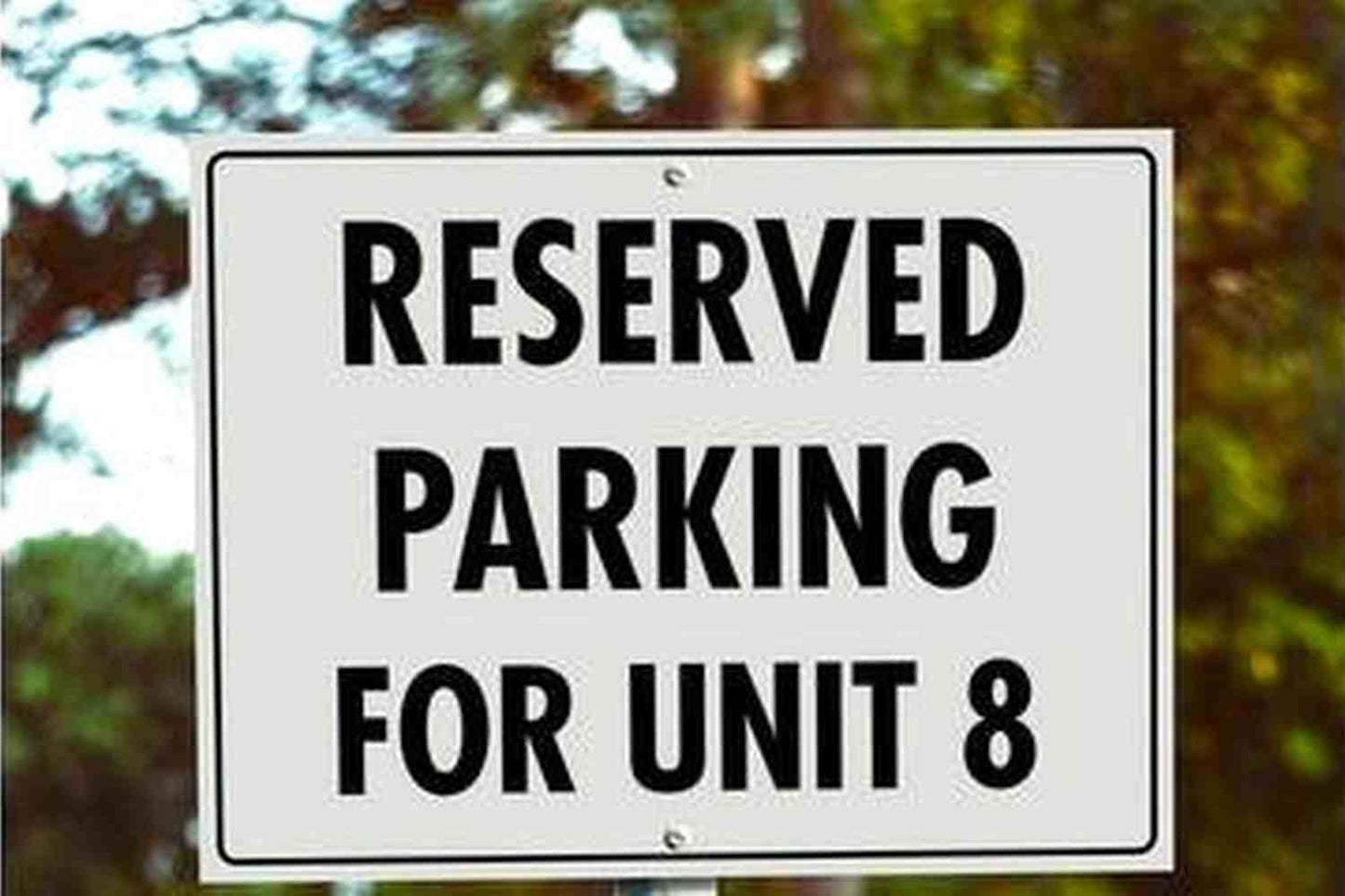 Parking Bay Signs