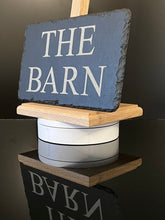 25cm x 15cm Natural Slate House Sign or Gate Sign - Personalised for you. (Approx inches 10" x 3.5")