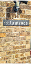 Long sign for wall