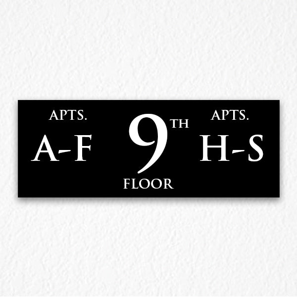 Various Sizes ~ Black Metal Signs with White / Gold or Silver Lettering