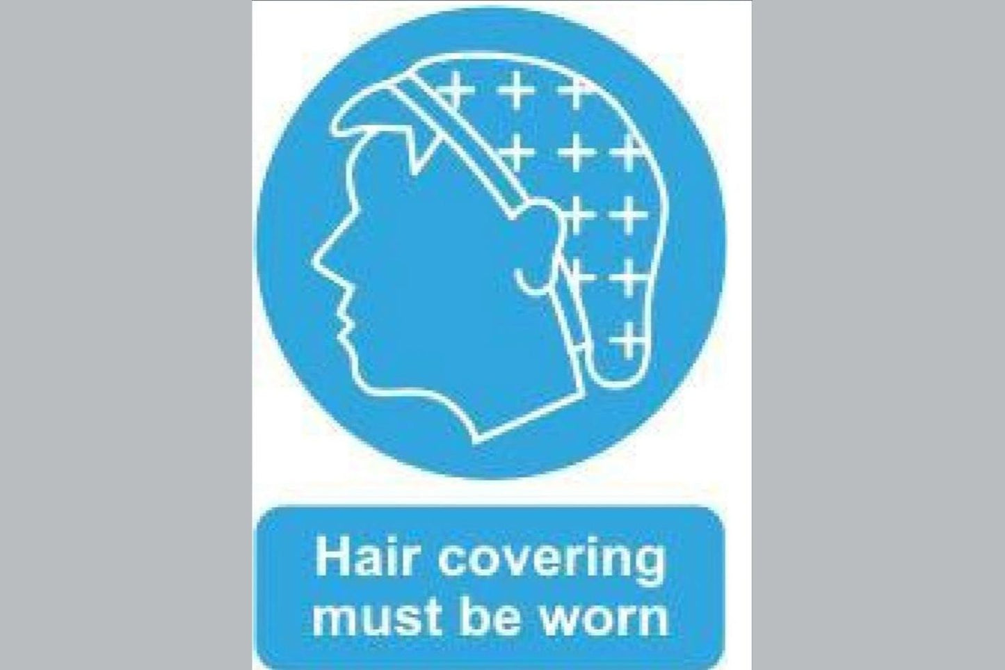 Cover Hair Sign - Health & Safety Signs High Quality Interior & Exterior