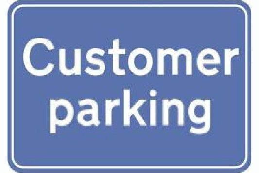 Customer Parking Sign - Health & Safety Signs High Quality Interior & Exterior
