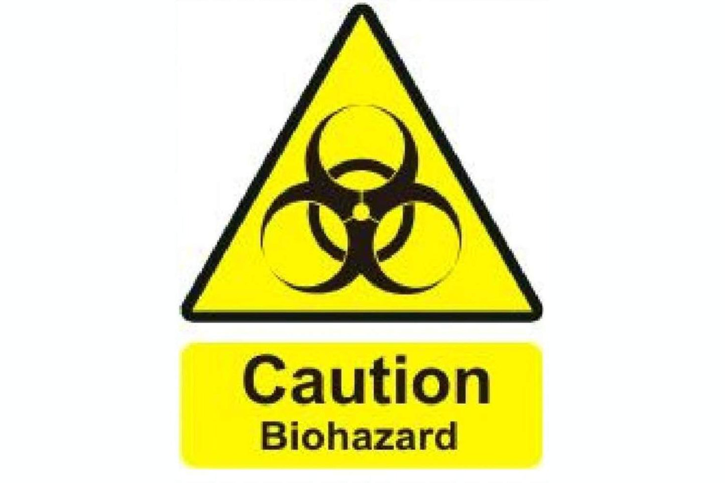 Caution BioHazard Sign - Health & Safety Signs High Quality Interior & Exterior