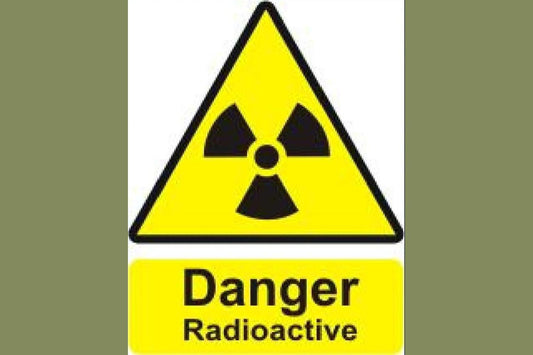 Danger Radioactive Sign - Health & Safety Signs High Quality Interior & Exterior