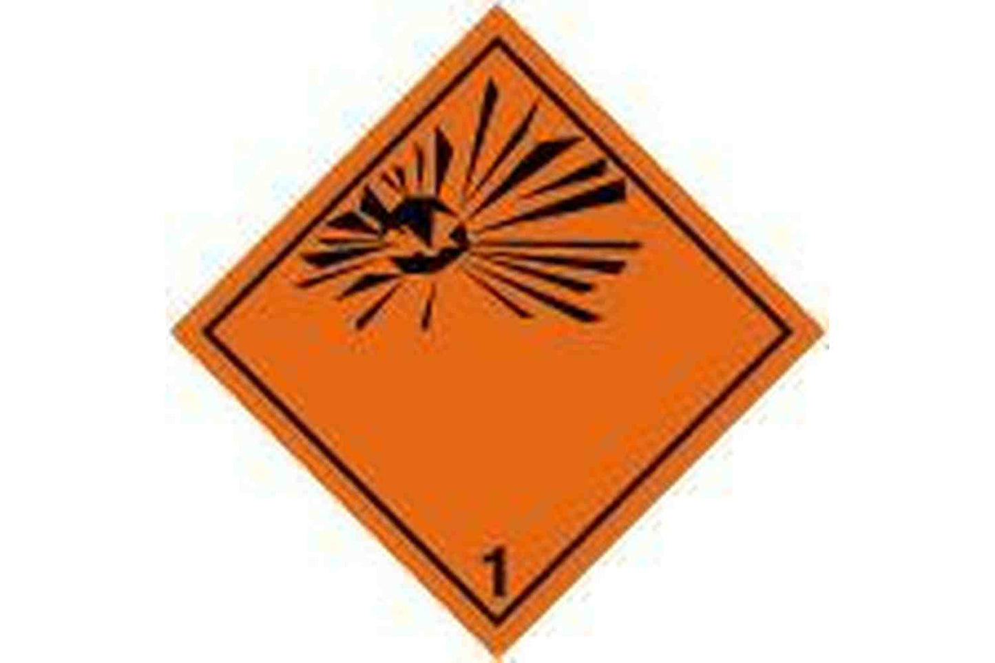 Explosive Hazchem Sign - Health & Safety Signs High Quality Interior & Exterior