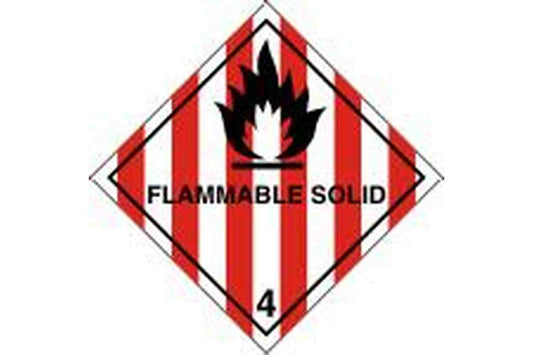 Flammable Solid Hazchem Sign - Health & Safety Signs High Quality Interior & Exterior
