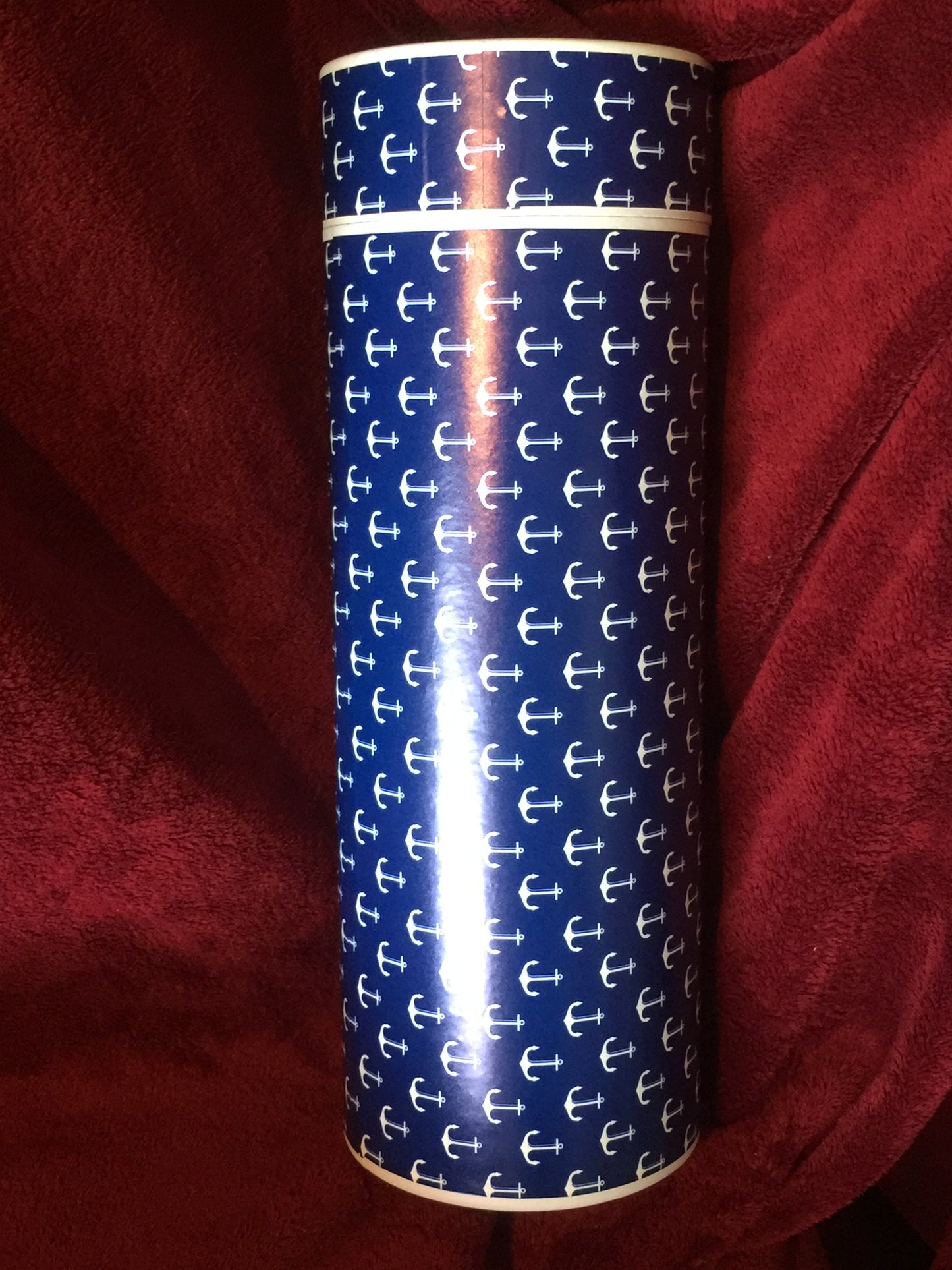 Adult Scatter Tube with Personalised Navy Cremation Ashes