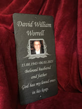 Large dad photo plaque memorial