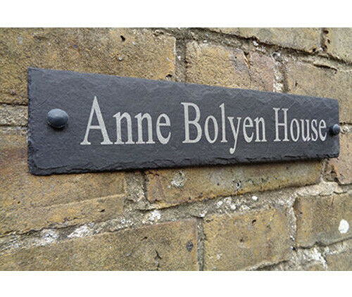 House signs slate