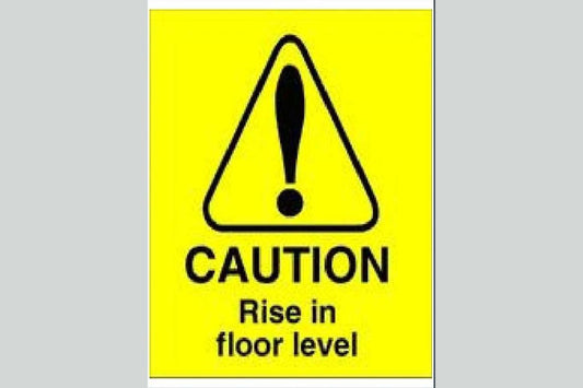 Rise in Floor Level Sign - Health & Safety Signs High Quality Interior & Exterior