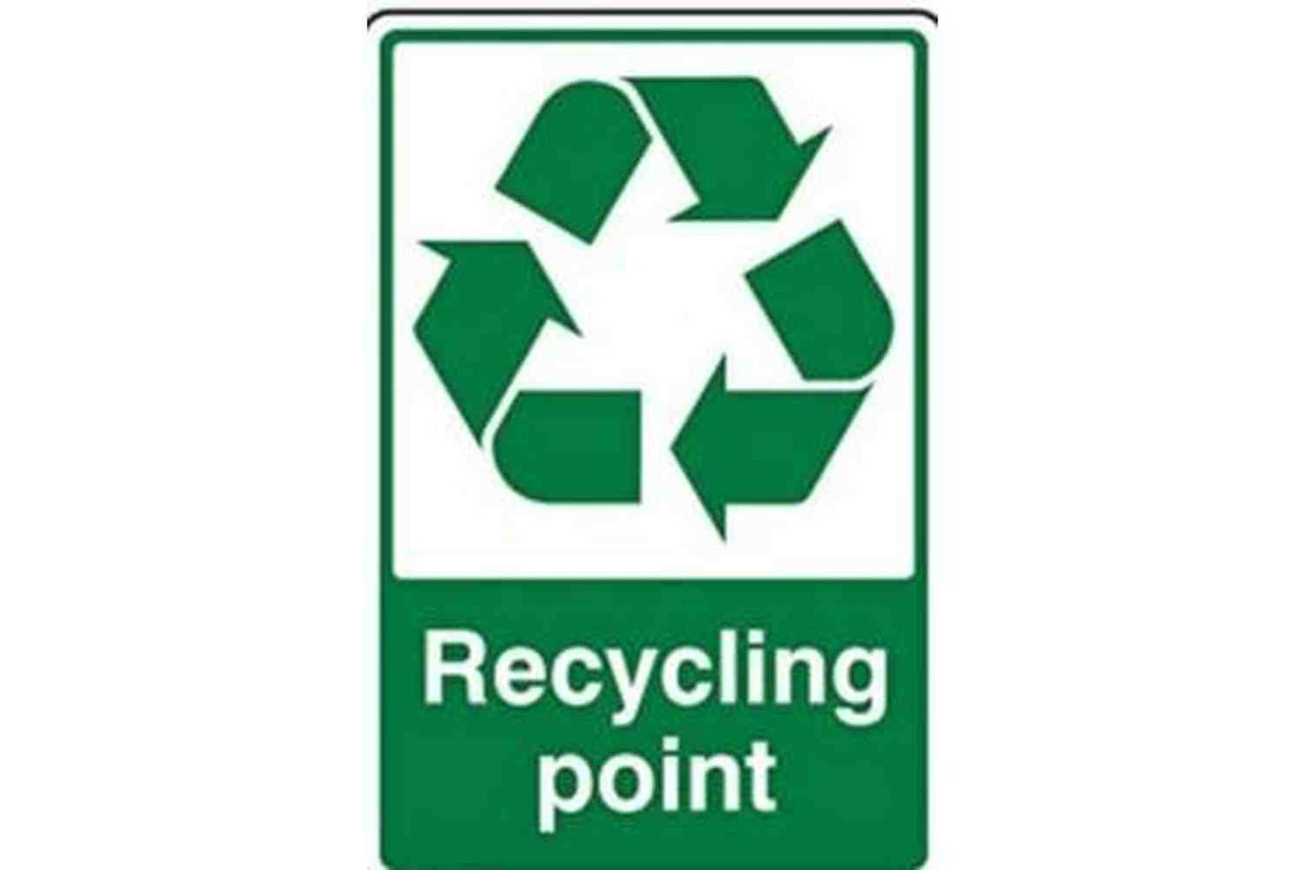 Recycling Point Sign - Health & Safety Signs High Quality Interior & Exterior