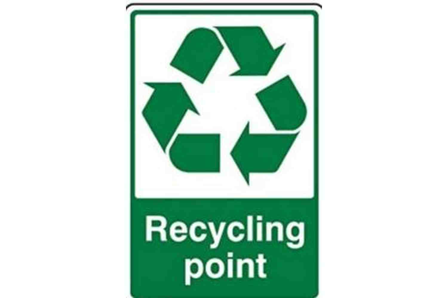 Recycling Point Sign - Health & Safety Signs High Quality Interior & Exterior
