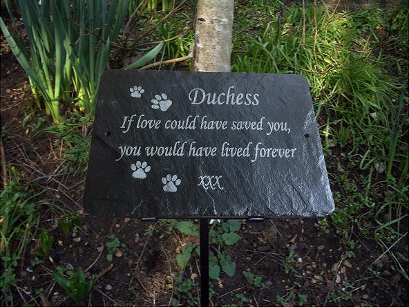 Various sizes ~ Pet memorial Grave Marker - Hand Made to Order