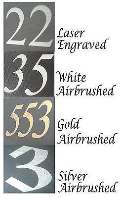 Different lettering finishes for your house signs