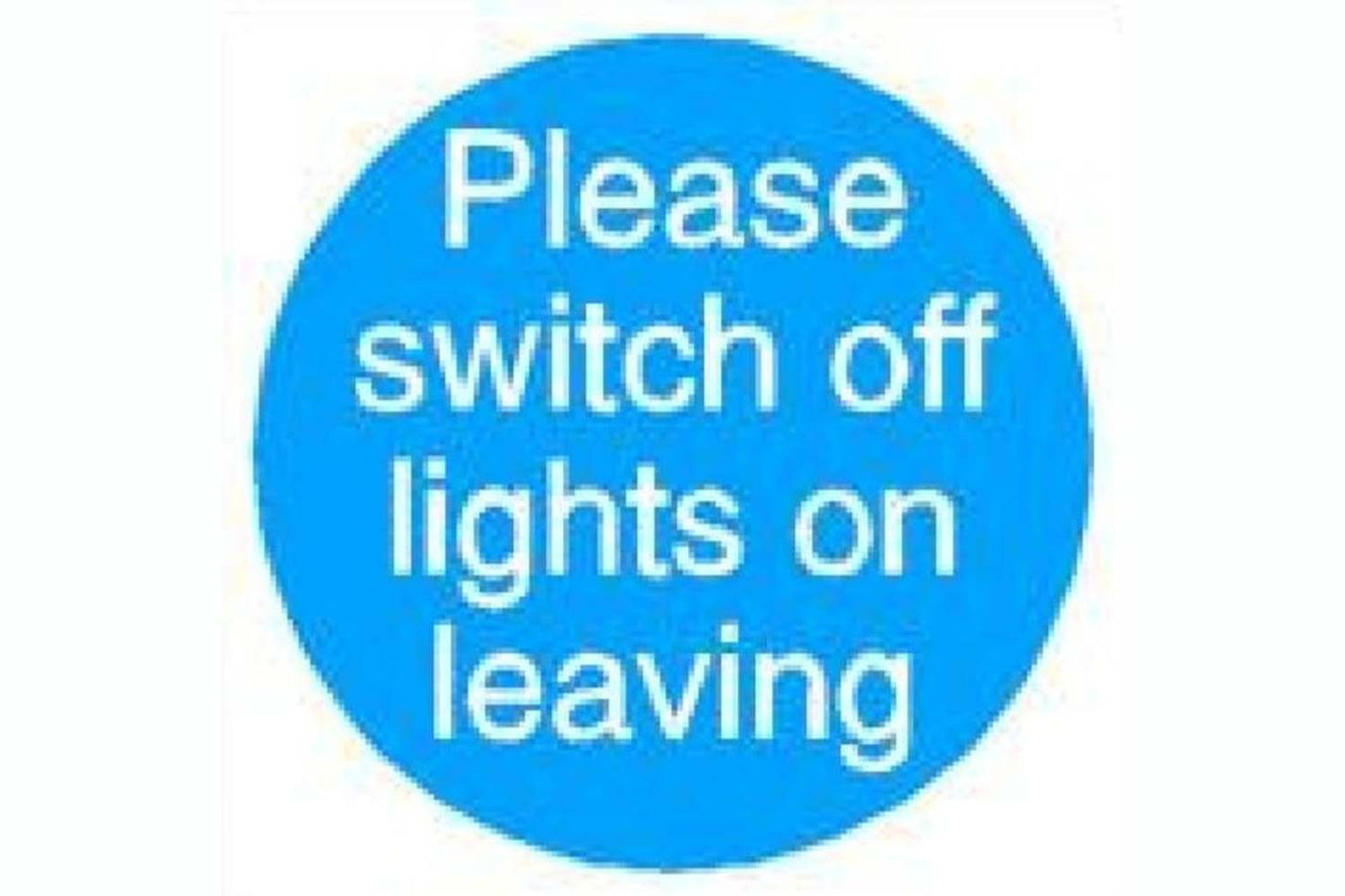 Switch Off Lights Sign - Health & Safety Signs High Quality Interior & Exterior