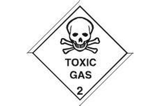 Toxic Gas Hazchem Sign - Health & Safety Signs High Quality Interior & Exterior