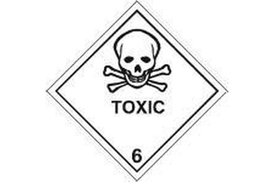 Toxic Hazchem Sign - Health & Safety Signs High Quality Interior & Exterior
