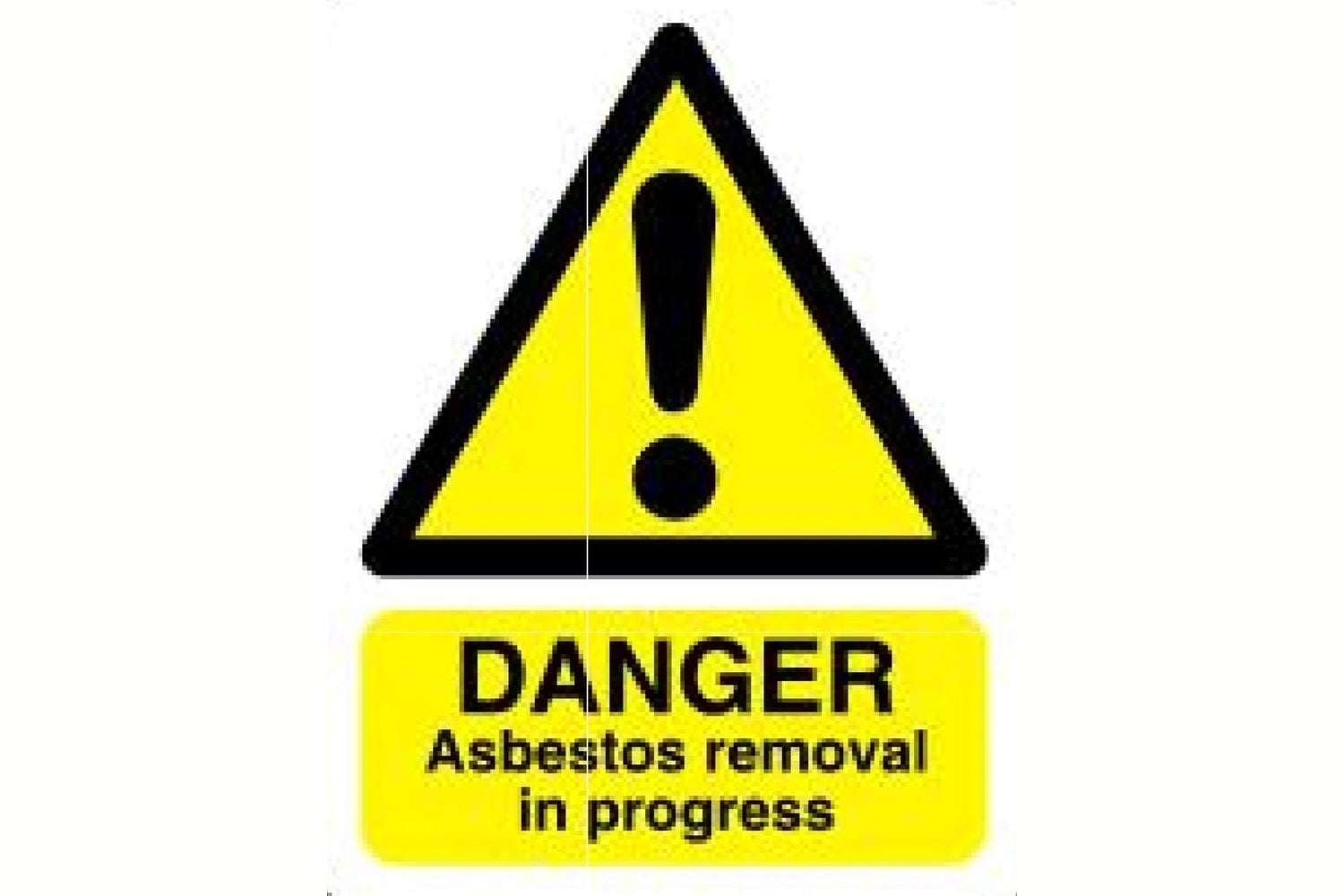 Asbestos Removal Sign - Health & Safety Signs High Quality Interior & Exterior