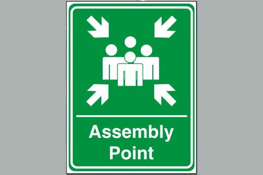 Assembly Point Sign - Health & Safety Signs High Quality Interior & Exterior