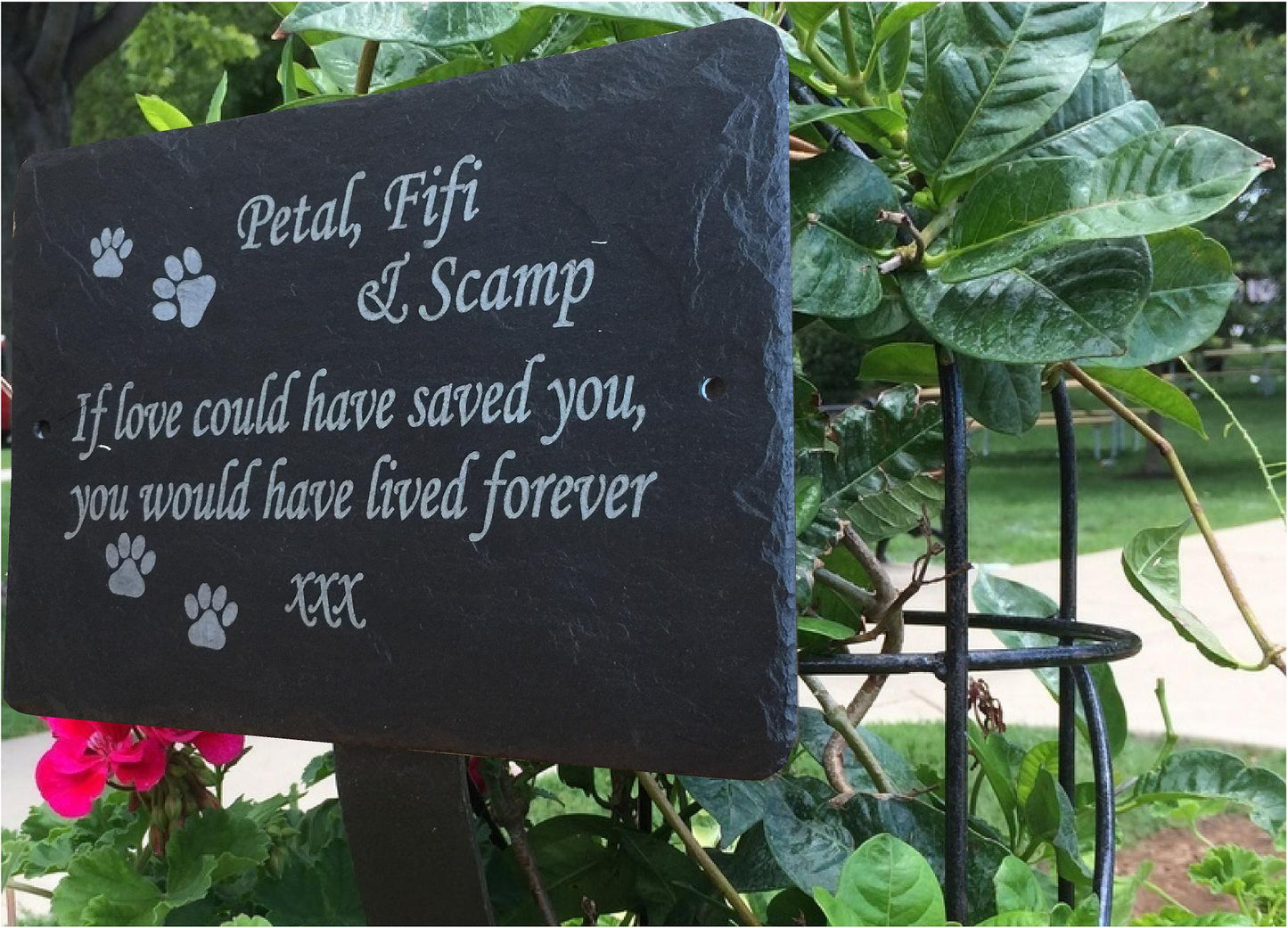 Various sizes ~ Pet memorial Grave Marker - Hand Made to Order