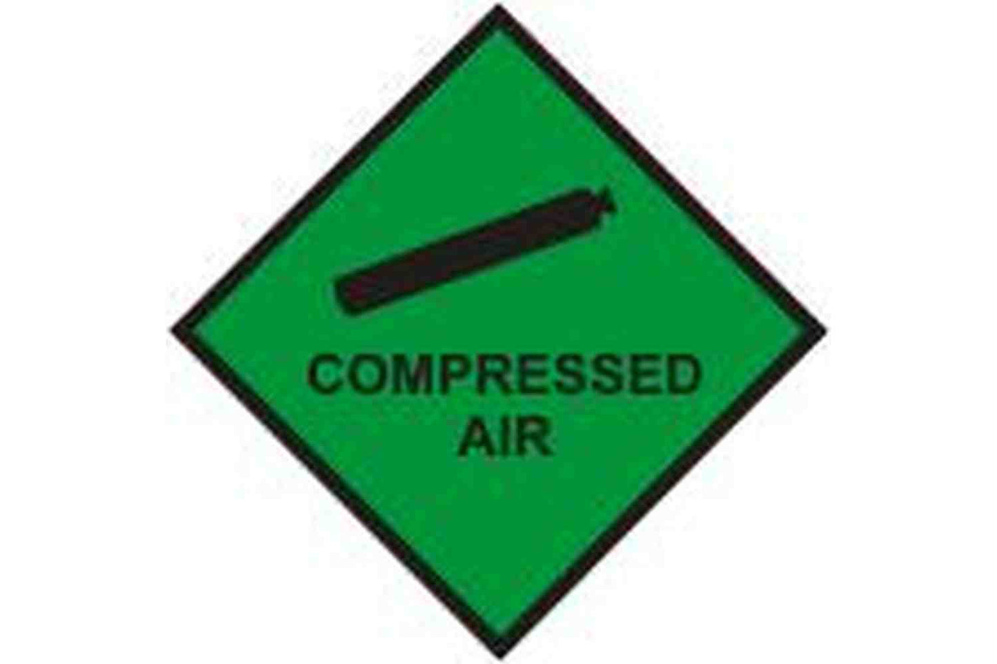 Compressed Air Hazchem Sign - Health & Safety Signs High Quality Interior & Exterior