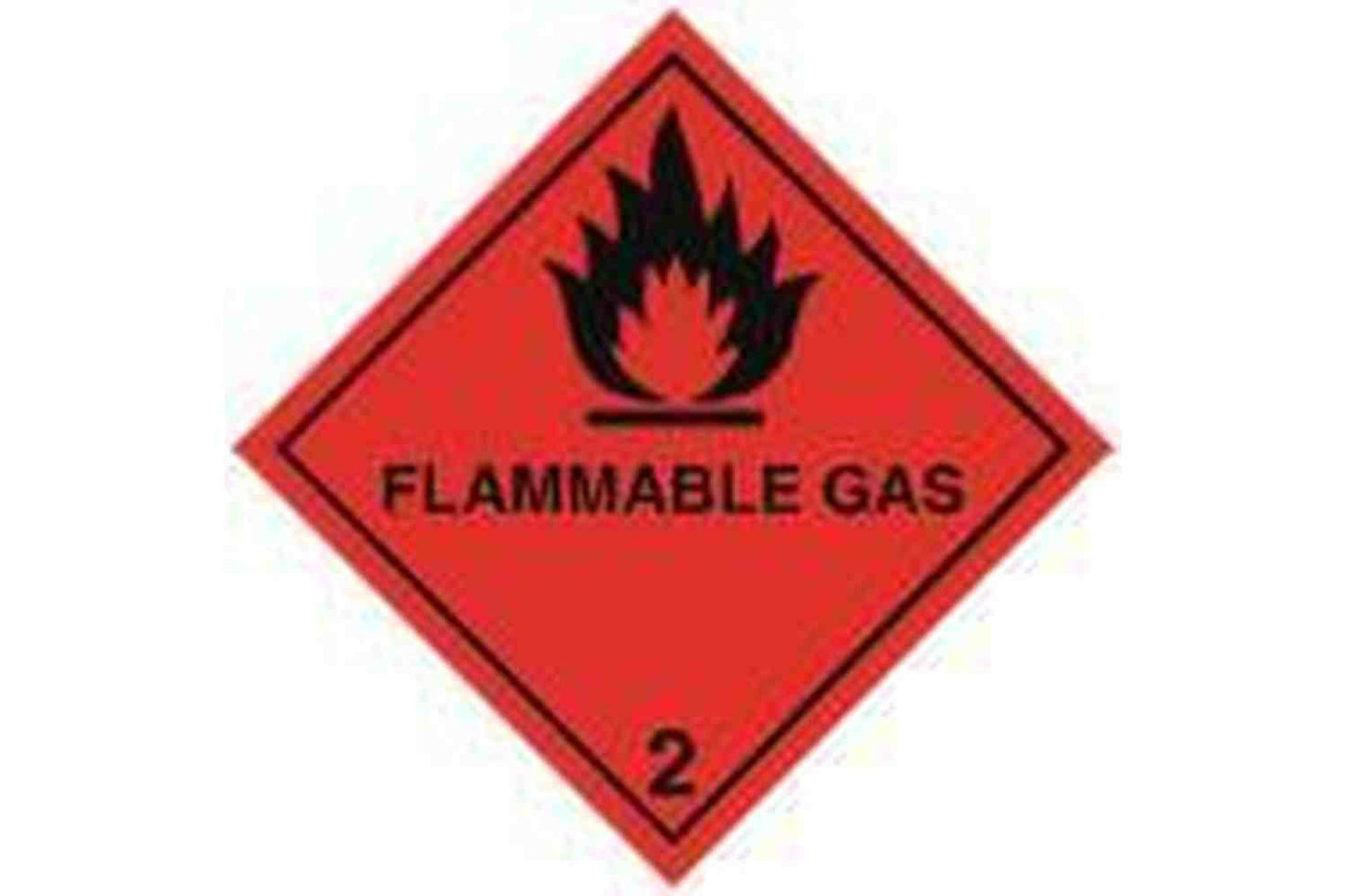 Flammable Gas Hazchem Sign - Health & Safety Signs High Quality Interior & Exterior