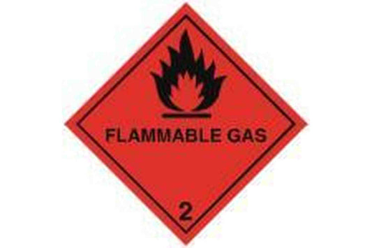 Flammable Gas Hazchem Sign - Health & Safety Signs High Quality Interior & Exterior