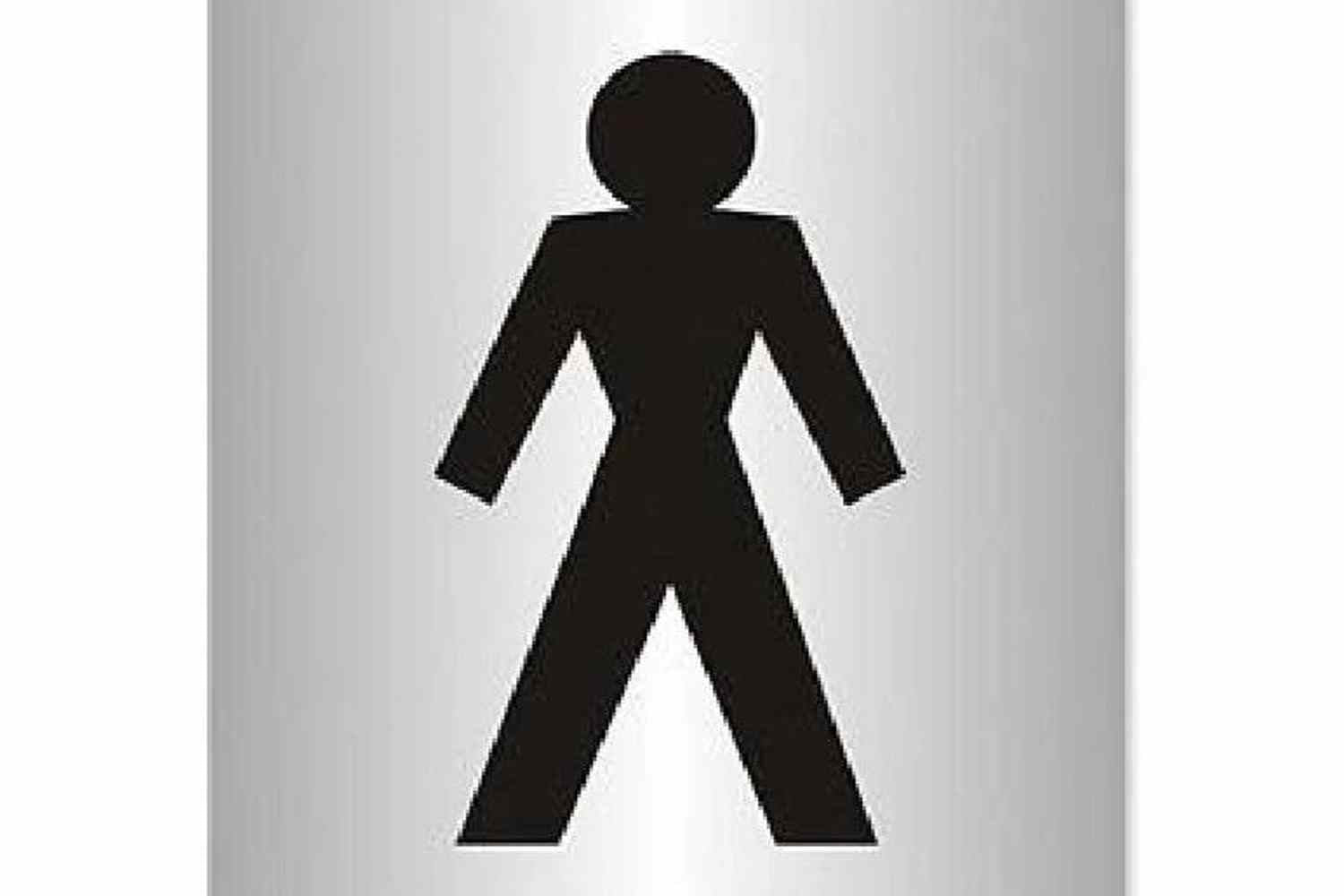 Gents Toilets Silver Finish Sign - Health & Safety Signs High Quality Interior & Exterior