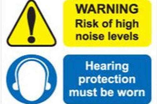 Warning Risk Of High Noise Sign - Health & Safety Signs High Quality Interior & Exterior