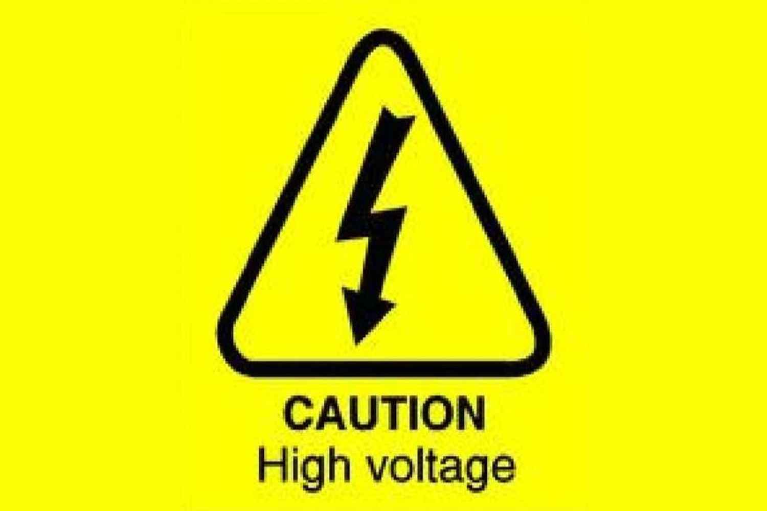 High Voltage Sign - Health & Safety Signs High Quality Interior & Exterior