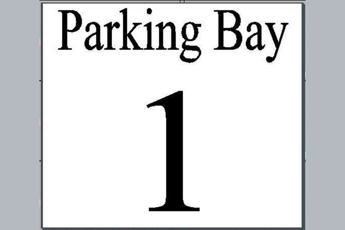 Bay Number Sign Parking Bay Signs - Health & Safety Signs High Quality Interior ...