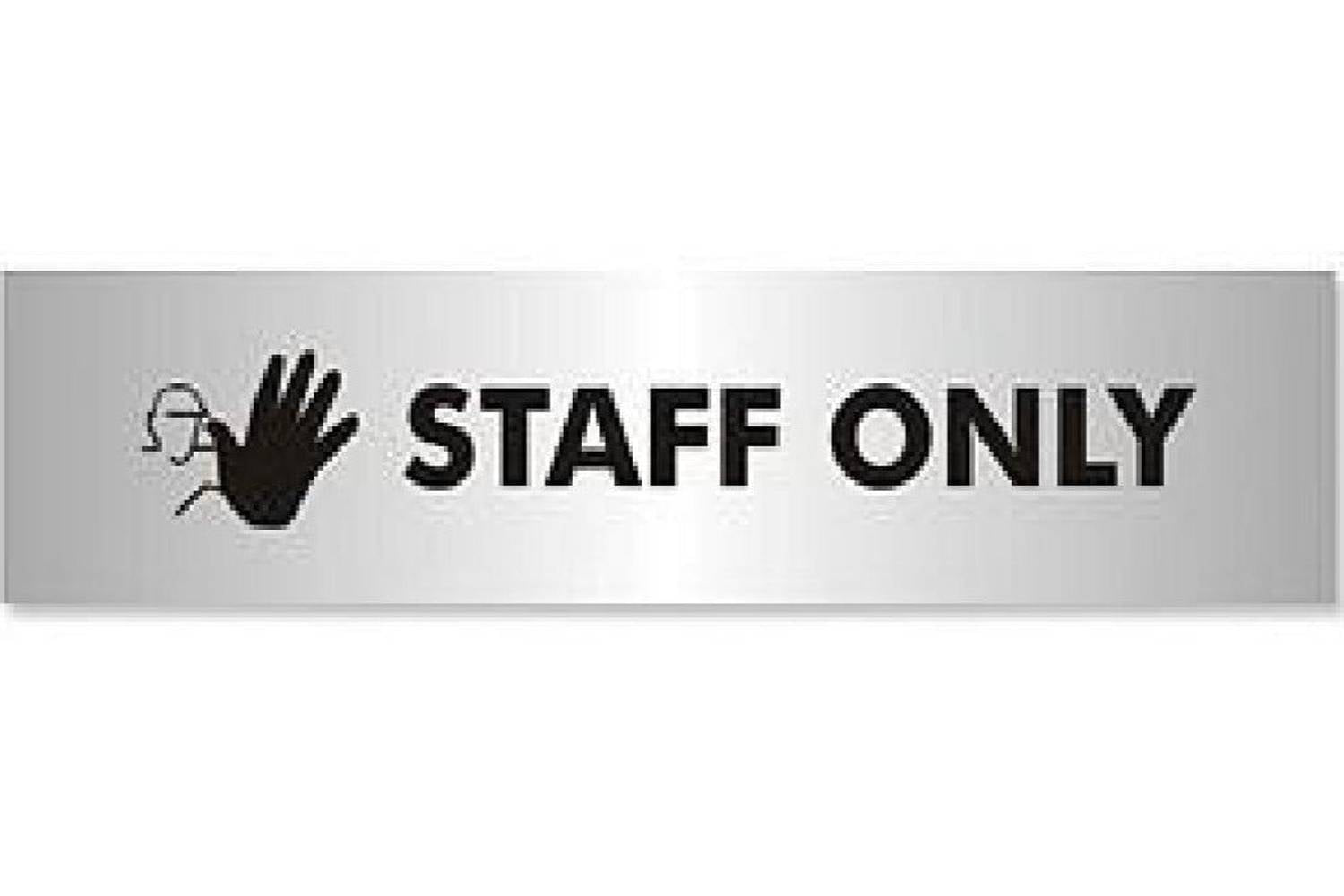 Staff Only Sign - Health & Safety Signs High Quality Interior & Exterior