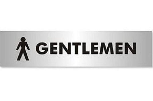 Gentlemens Toilet Sign - Health & Safety Signs High Quality Interior & Exterior